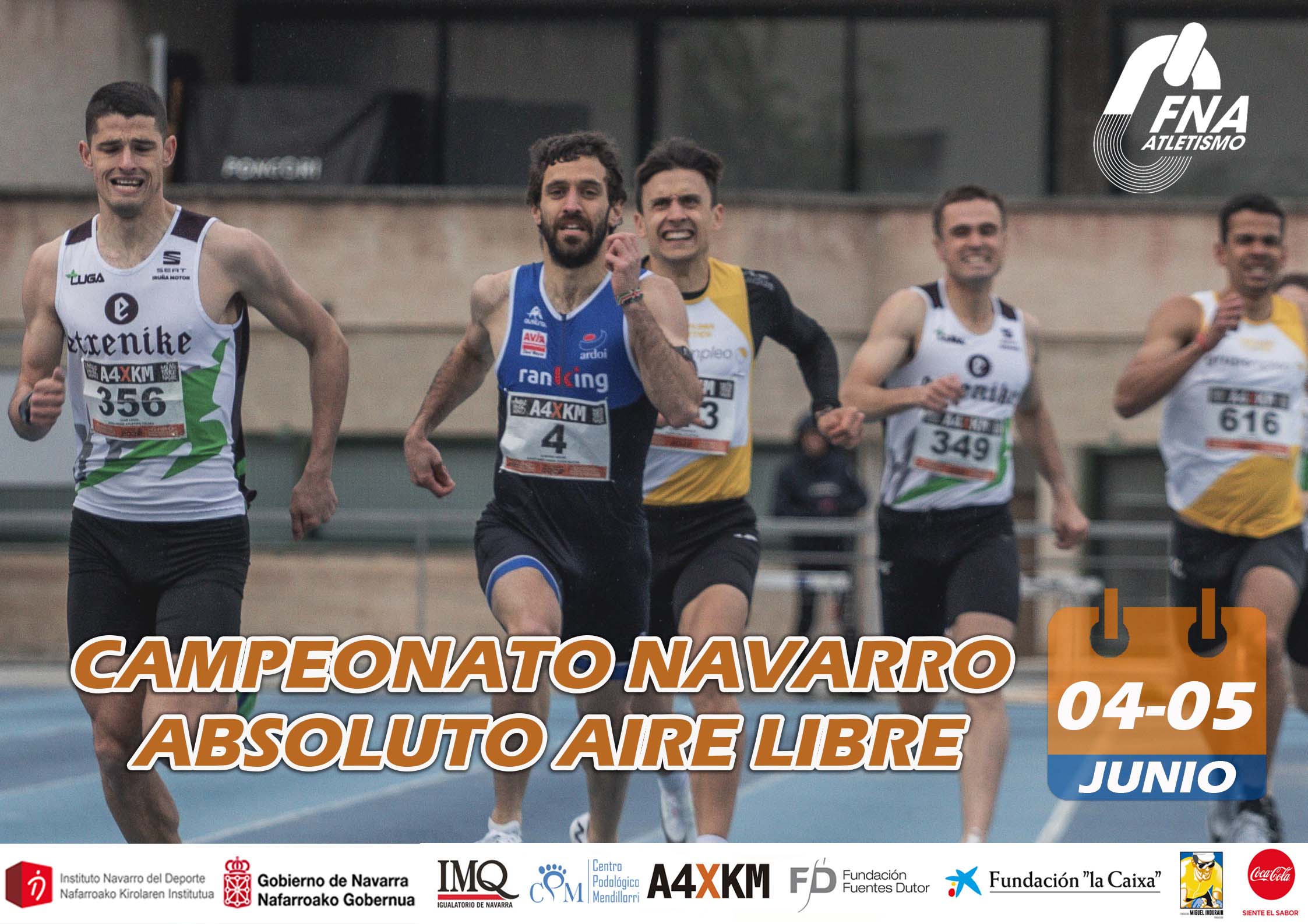 Lista de salida y horarios del Campeonato Navarro Absoluto